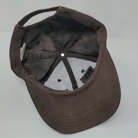 Outback Slideback Aussie Slugger Cap Brown OSFA Adjustable Embroidered Cotton - Picture 7 of 9